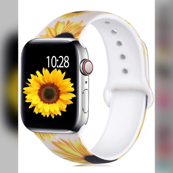🌻HP! 🍎 APPLE WATCH SUNFLOWER REPLACEMENT BAND - Picture 7 of 8